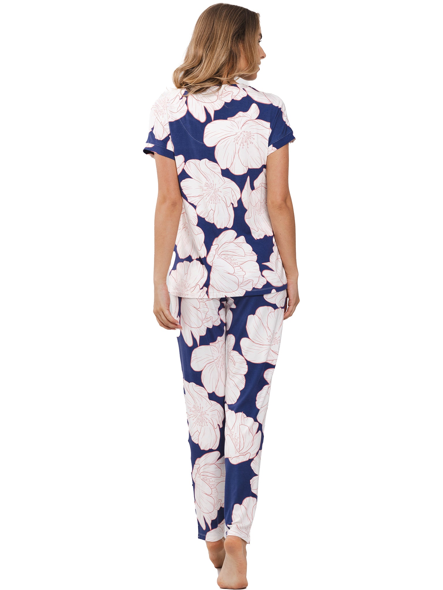 pastunette-premium-whispering-petals-pyjama-blau-blumen image 4