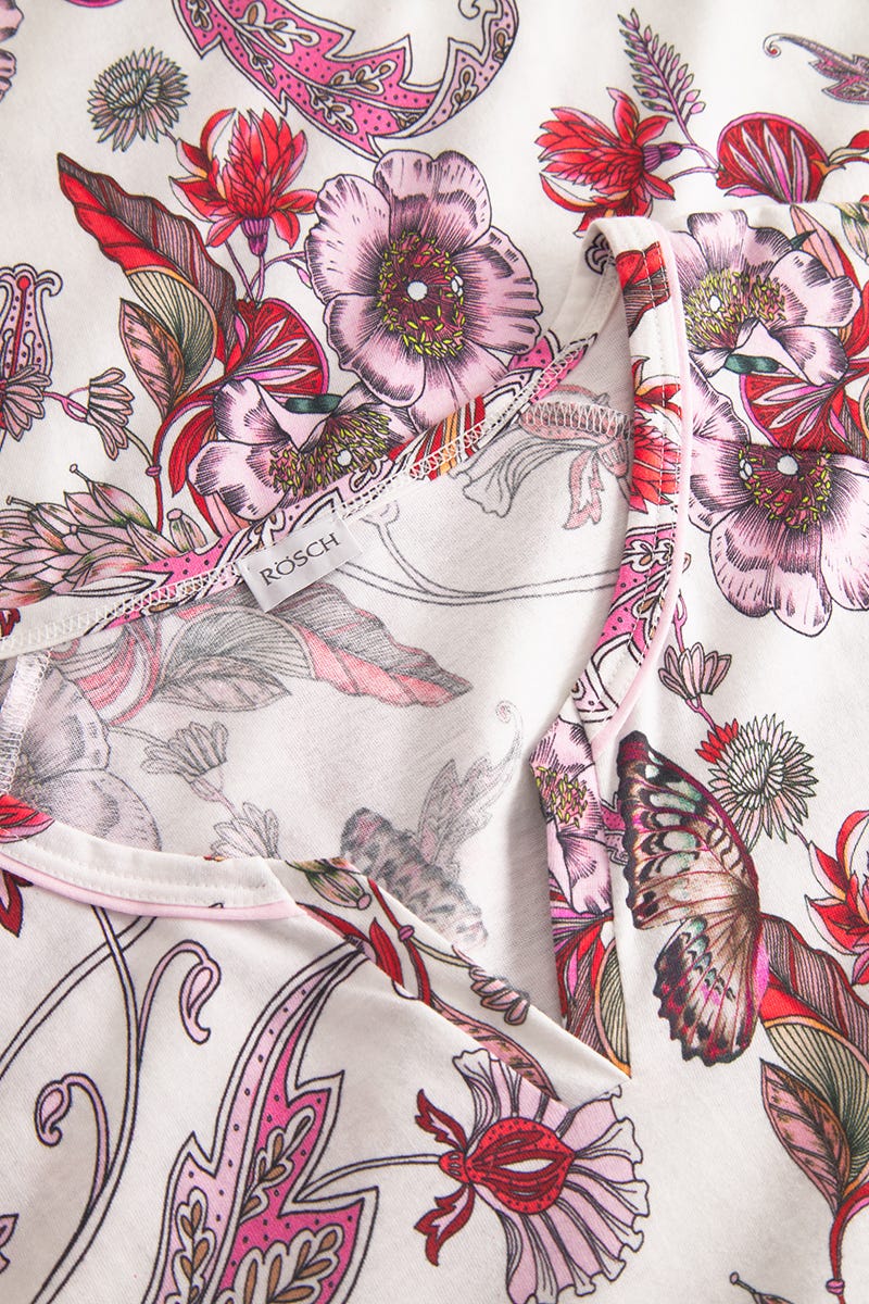 r-sch-be-happy-nachthemd-knielang-baumwolle-rosa-schmetterling image 4