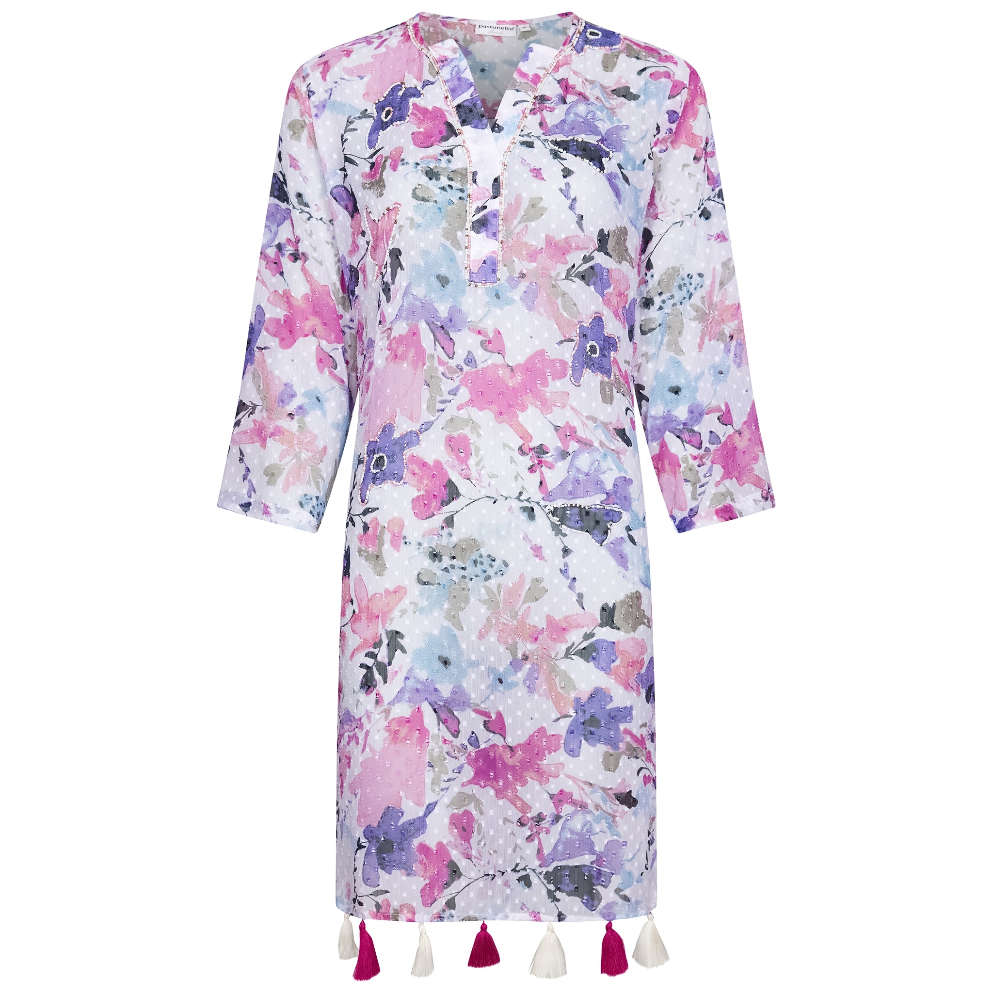 pastunette-beach-marbella-kleid-lila-print-95-cm image 1