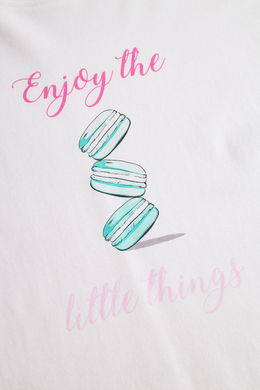 r-sch-be-happy-shirt-langarm-macaron-motiv-pyjama-oberteil-wei image 6