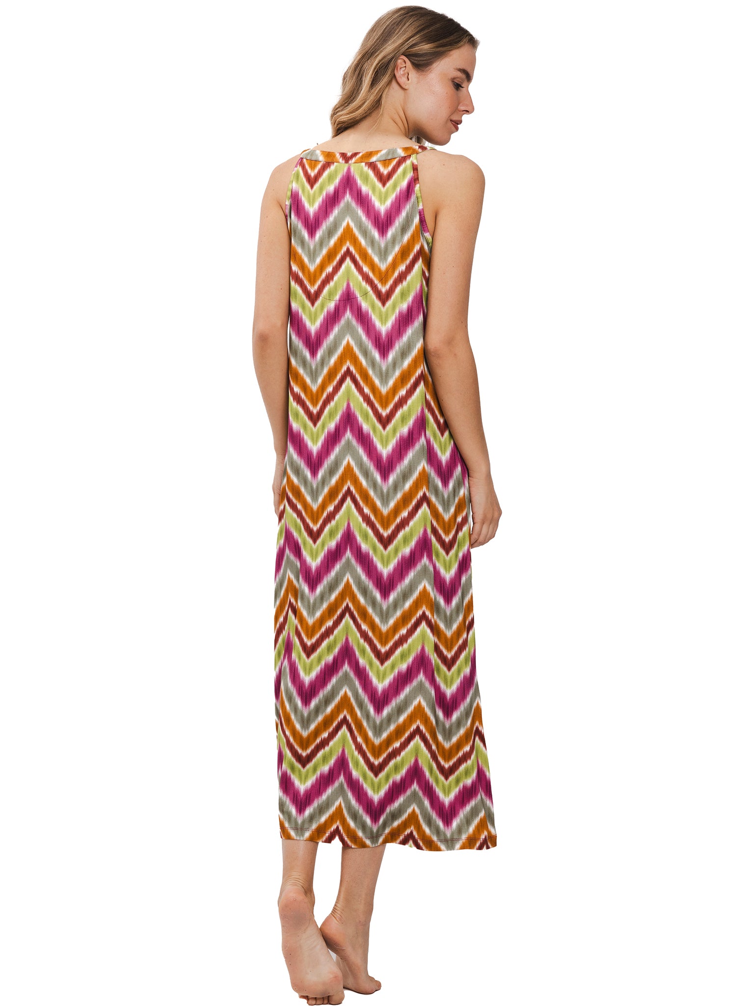 pastunette-watercolor-chevron-strandkleid-multi-viskose-125-cm image 3