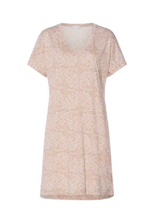 hanro-sleep-lounge-s-slv-nightdress-90cm-nachthemd-abstract-butterflies image 1