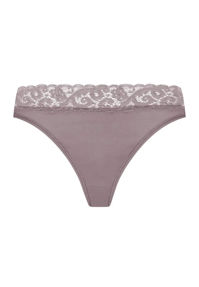 hanro-moments-mini-slip-stormy-rose-baumwolle-spitze-2 image 1