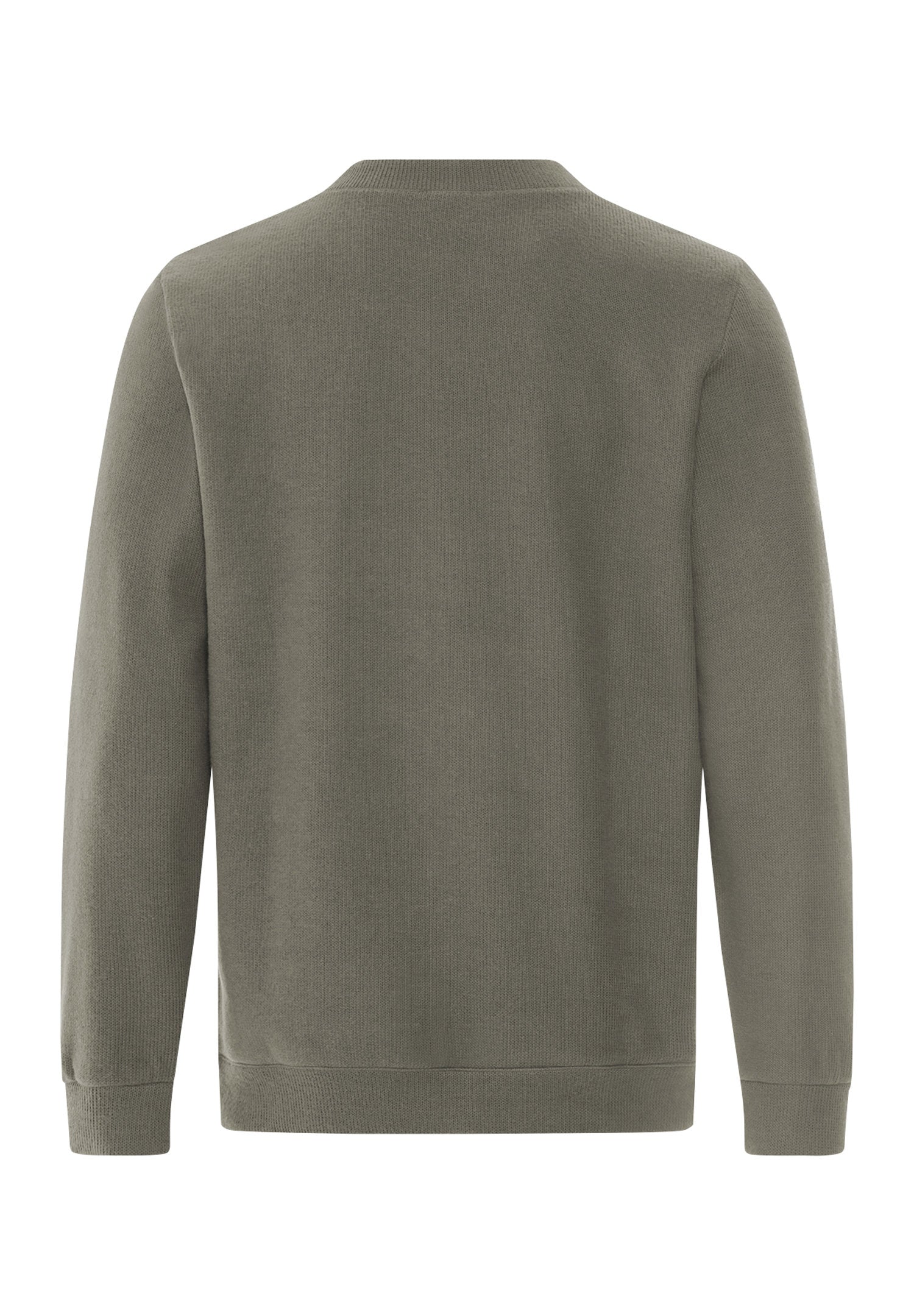 hanro-travelwear-pullover-polokragen-smokey-olive-baumwolle image 4