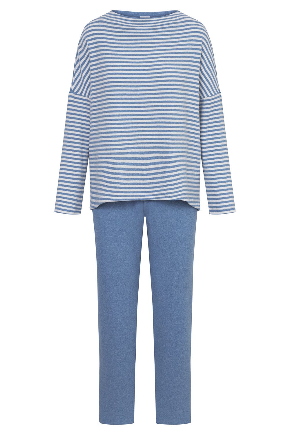 r-sch-be-happy-hausanzug-blau-ringeldruck-loungewear image 2