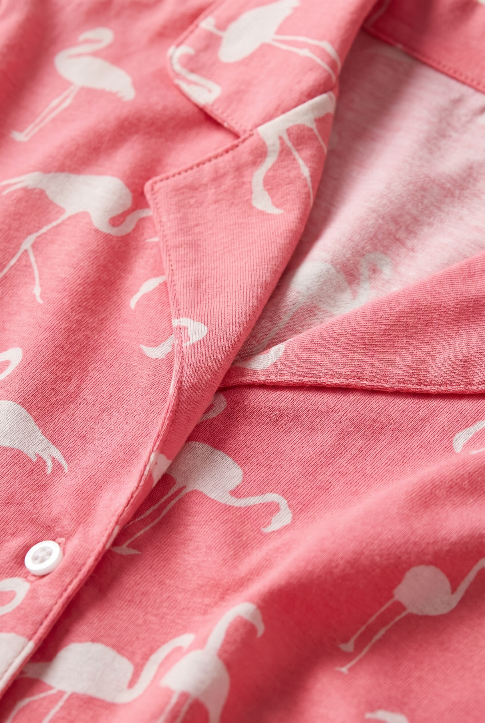 r-sch-be-happy-pyjama-kurz-flamingo-druck-rosa-baumwolle image 4