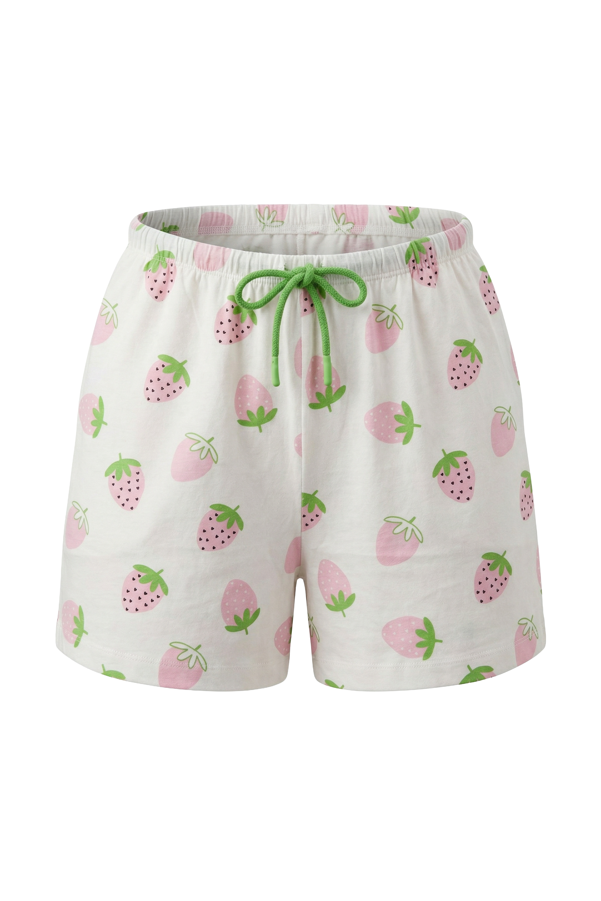 r-sch-be-happy-shorts-erdbeerdruck-ecru-baumwolle image 2