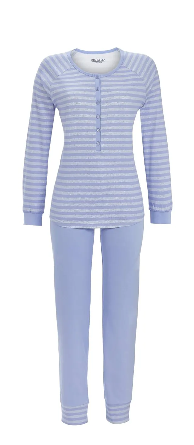ringella-women-men-pyjama-ringeldessin-schlafanzug-damen-langarm image 1