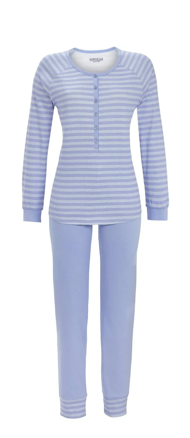 ringella-women-men-pyjama-ringeldessin-schlafanzug-damen-langarm image 1