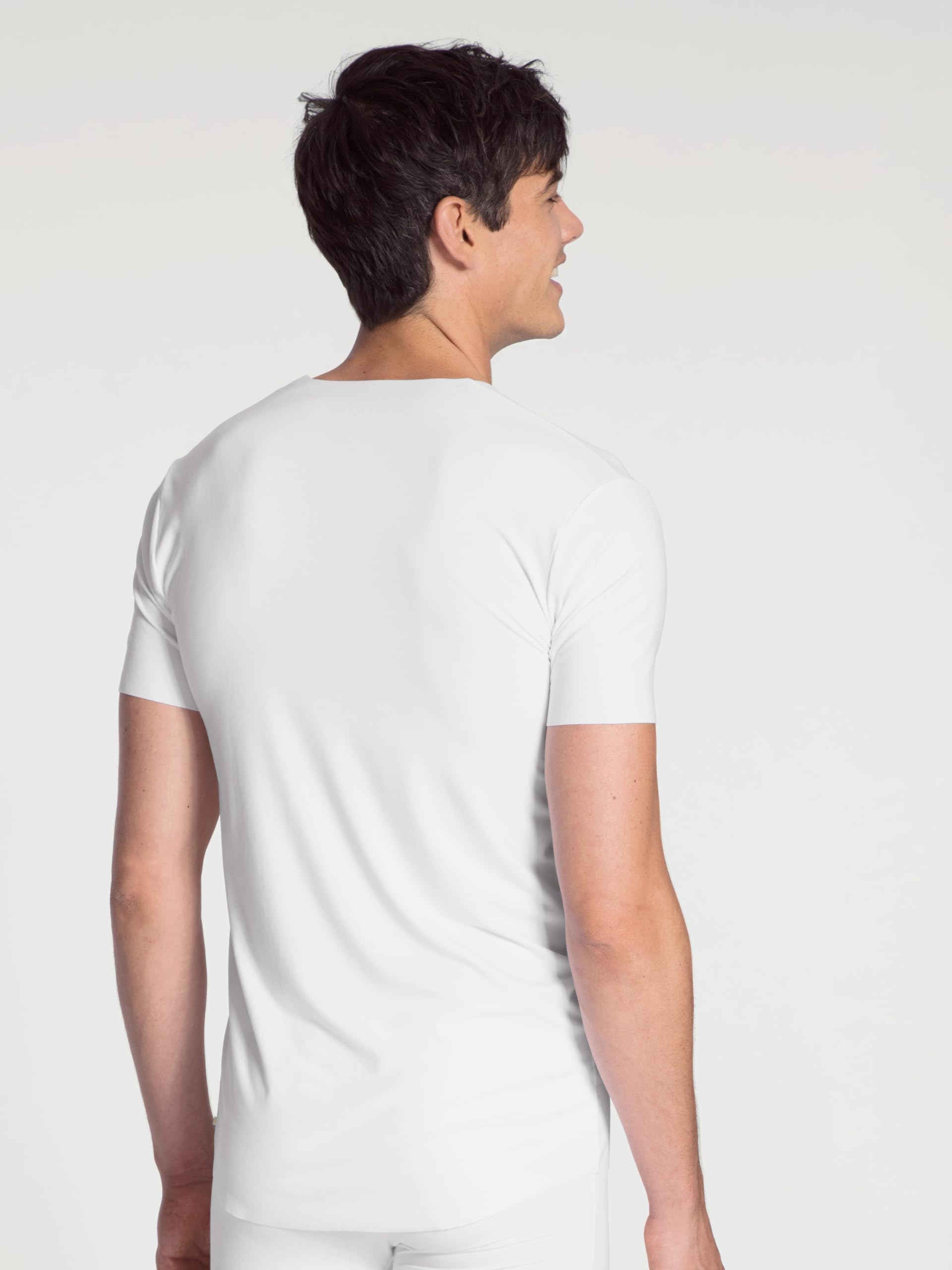 calida-clean-line-t-shirt-herren-wei-gr-50-baumwolle image 5