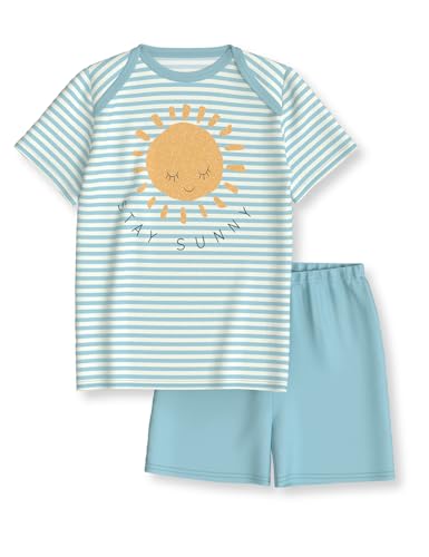 calida-toddlers-kurz-pyjama-bio-baumwolle-cascade-blue-92-98 image 7