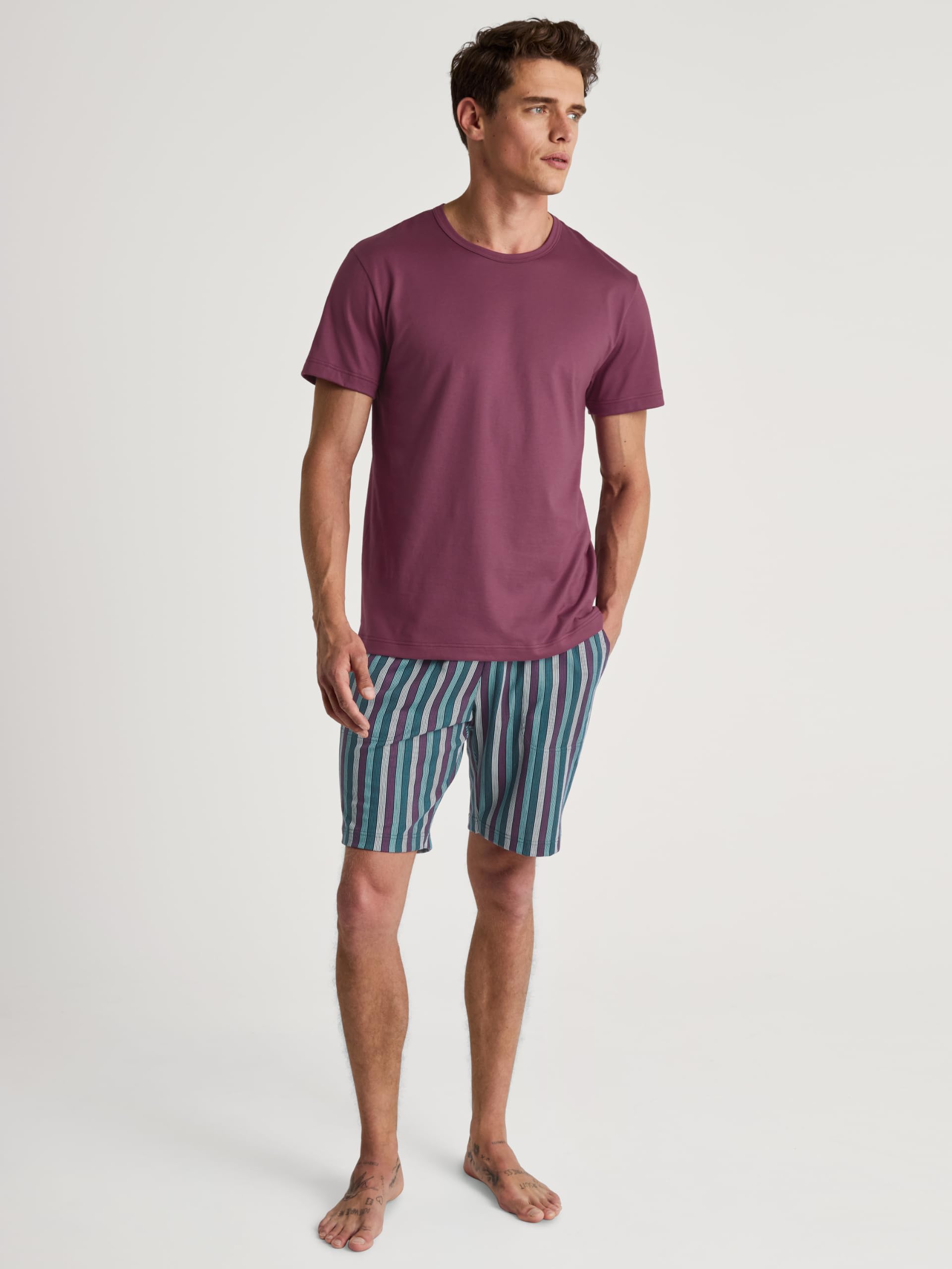 calida-remix-basic-sleep-shorts-herren-bermudas-baumwolle image 5