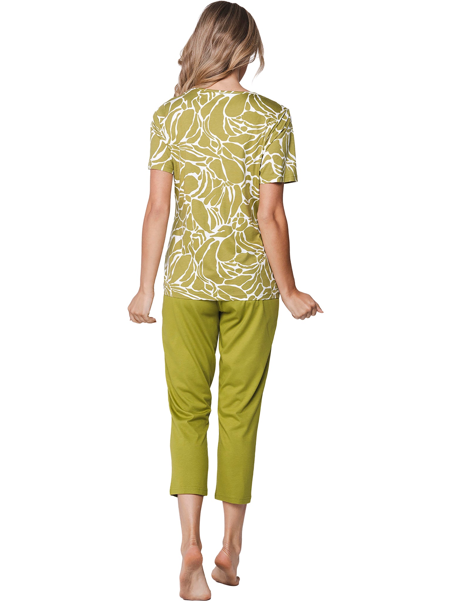 pastunette-premium-sublime-pyjama-gr-n-baumwolle-modal-blumen image 4