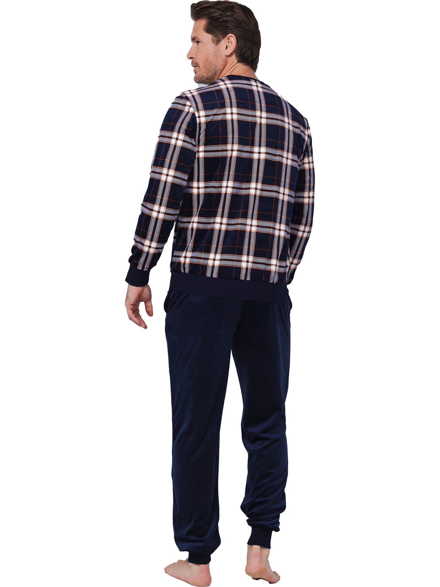 pastunette-midnight-mode-herren-hausanzug-blau-fleece image 4