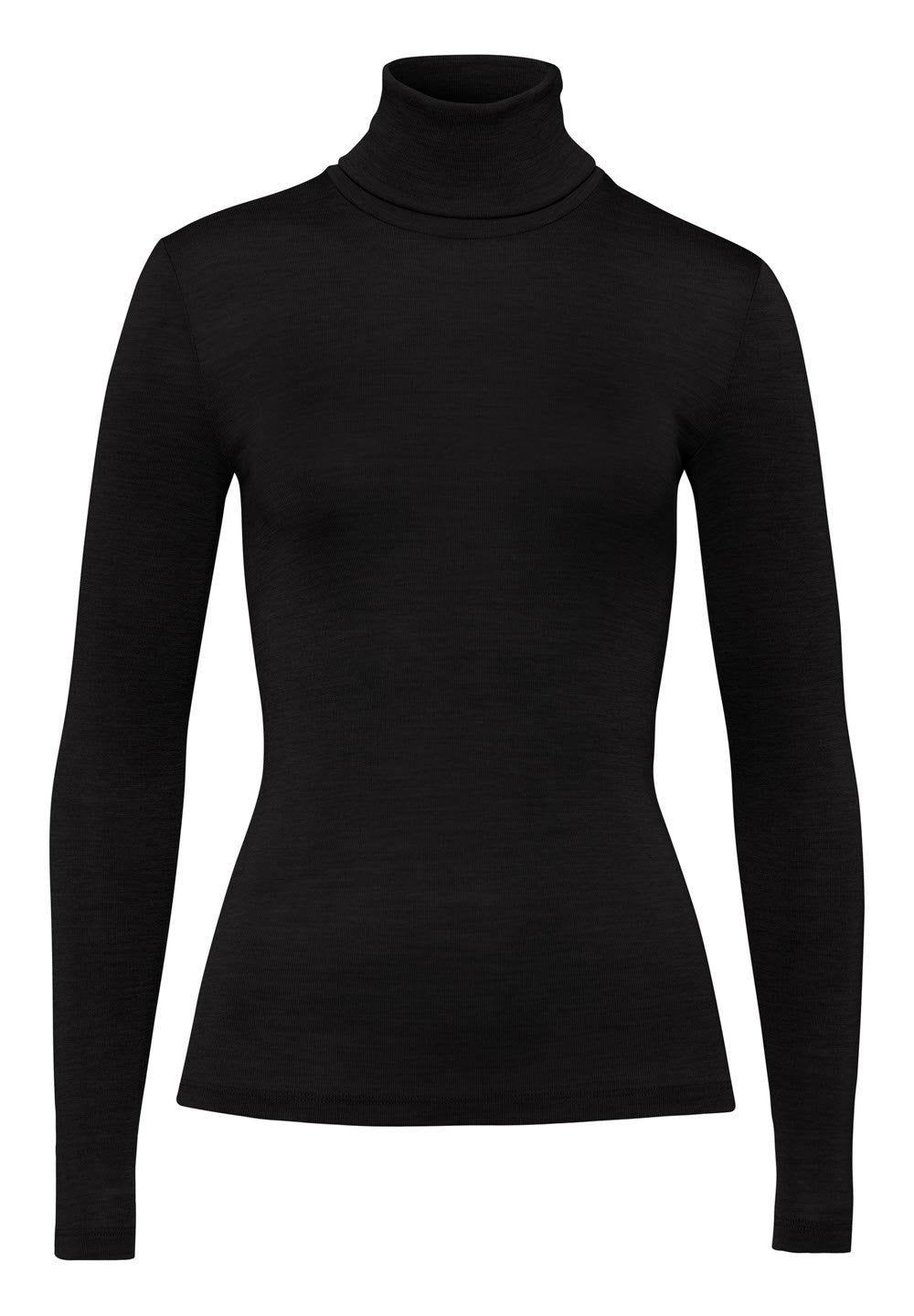 hanro-woolen-silk-turtle-neck-shirt-rolli-schwarz-nahtlos image 1