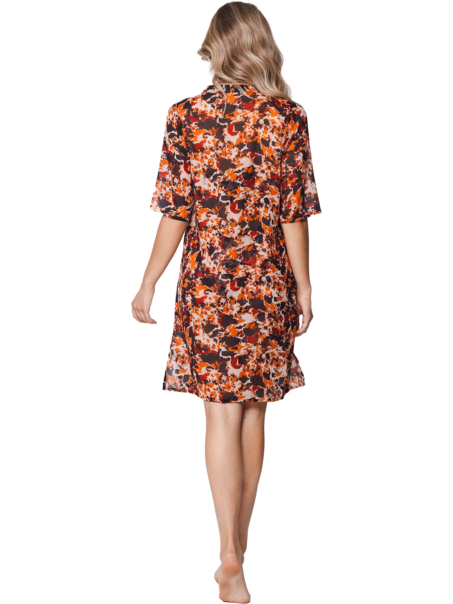pastunette-sunstone-beachkleid-braun-baumwolle-v-ausschnitt image 4