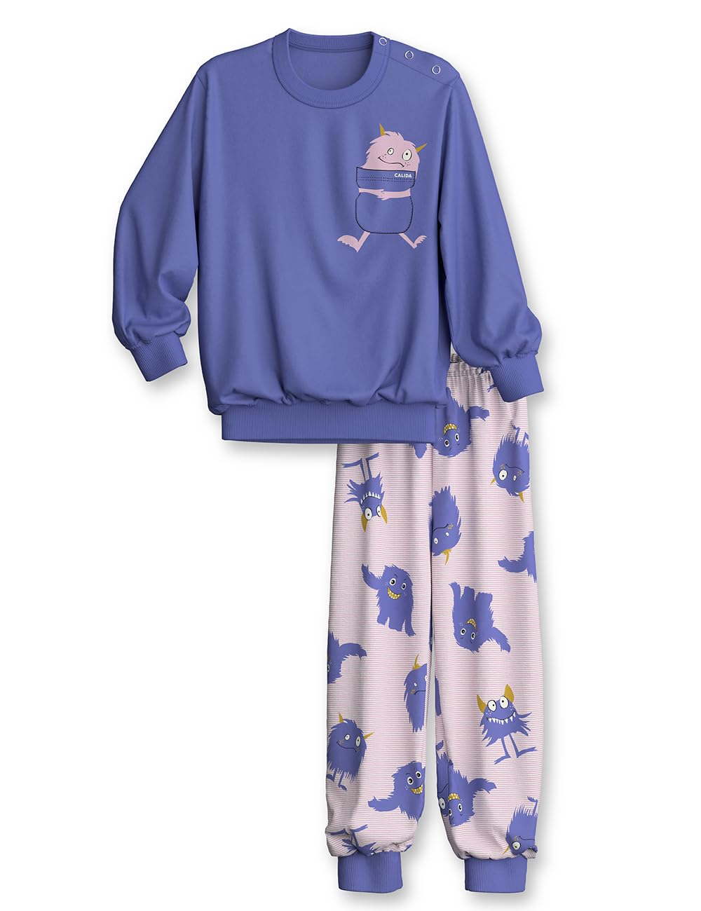 calida-favourites-sleep-pyjamaset-m-dchen-1er-pack-baumwolle image 1