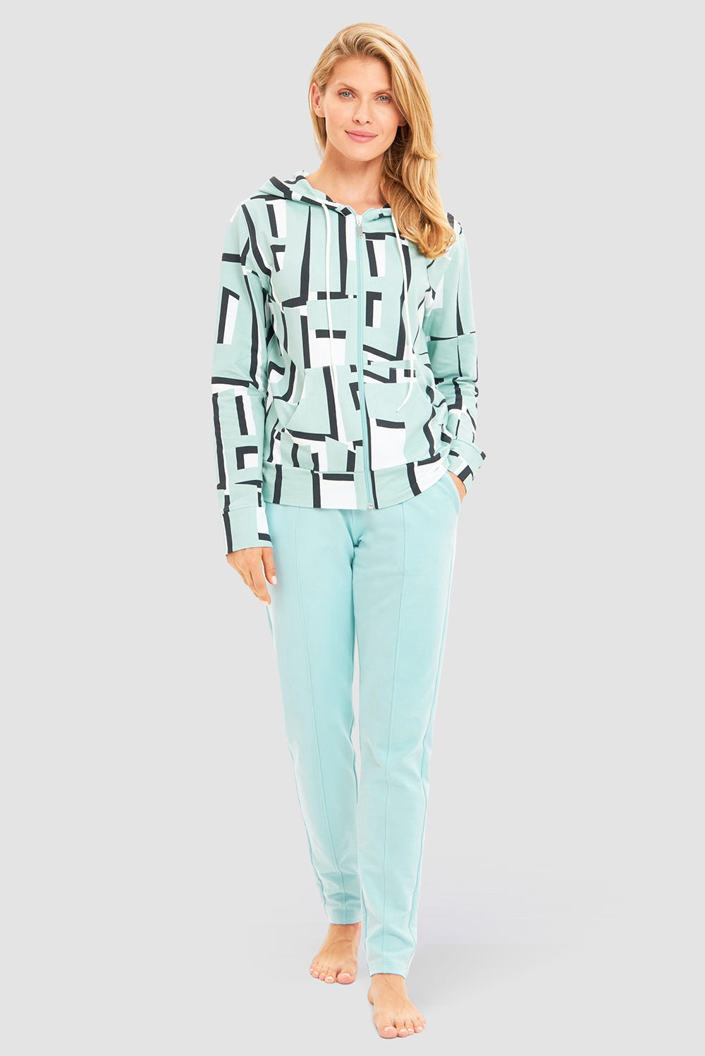 r-sch-be-happy-hose-lang-sweathose-t-rkis-mit-taschen image 4