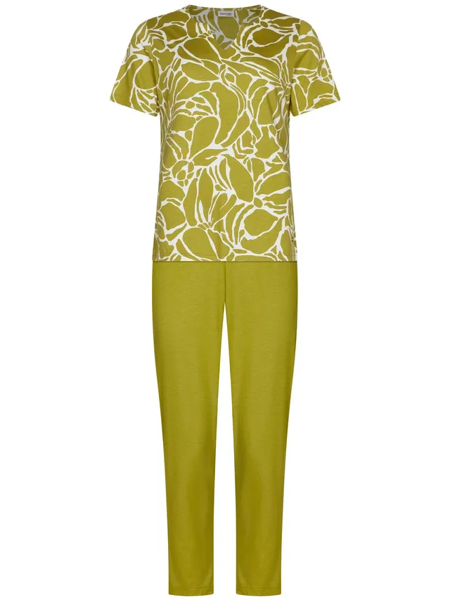 pastunette-premium-sublime-pyjama-gr-n-baumwolle-modal-blumen image 1