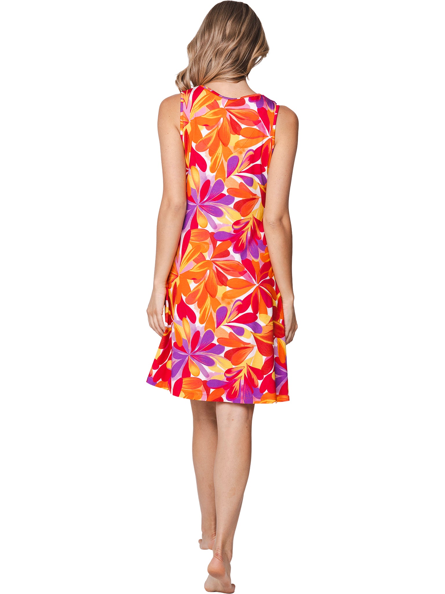 pastunette-tropic-oasis-strandkleid-multi-blumendruck-viskose image 3