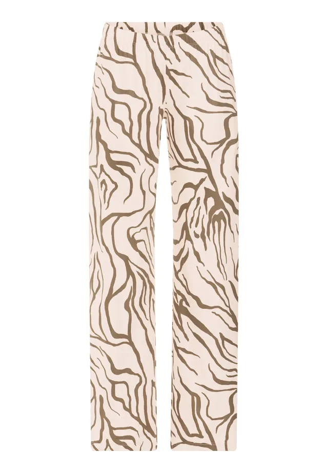 hanro-loungy-nights-loungehose-lang-wild-suede-baumwolle image 1