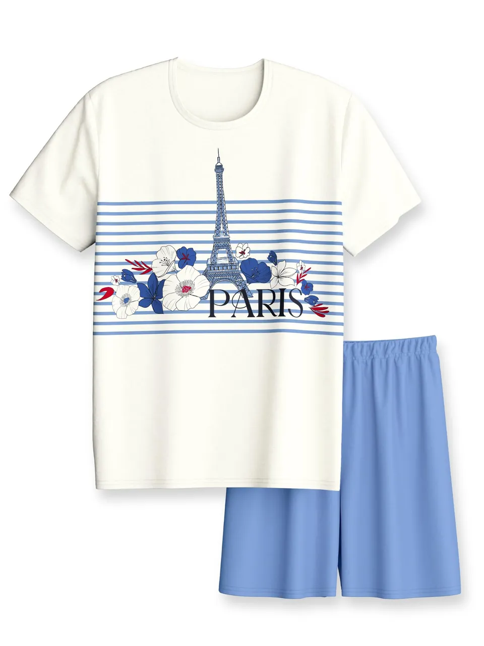calida-favourites-sleep-kinder-kurz-pyjama-140-146-flowers image 1