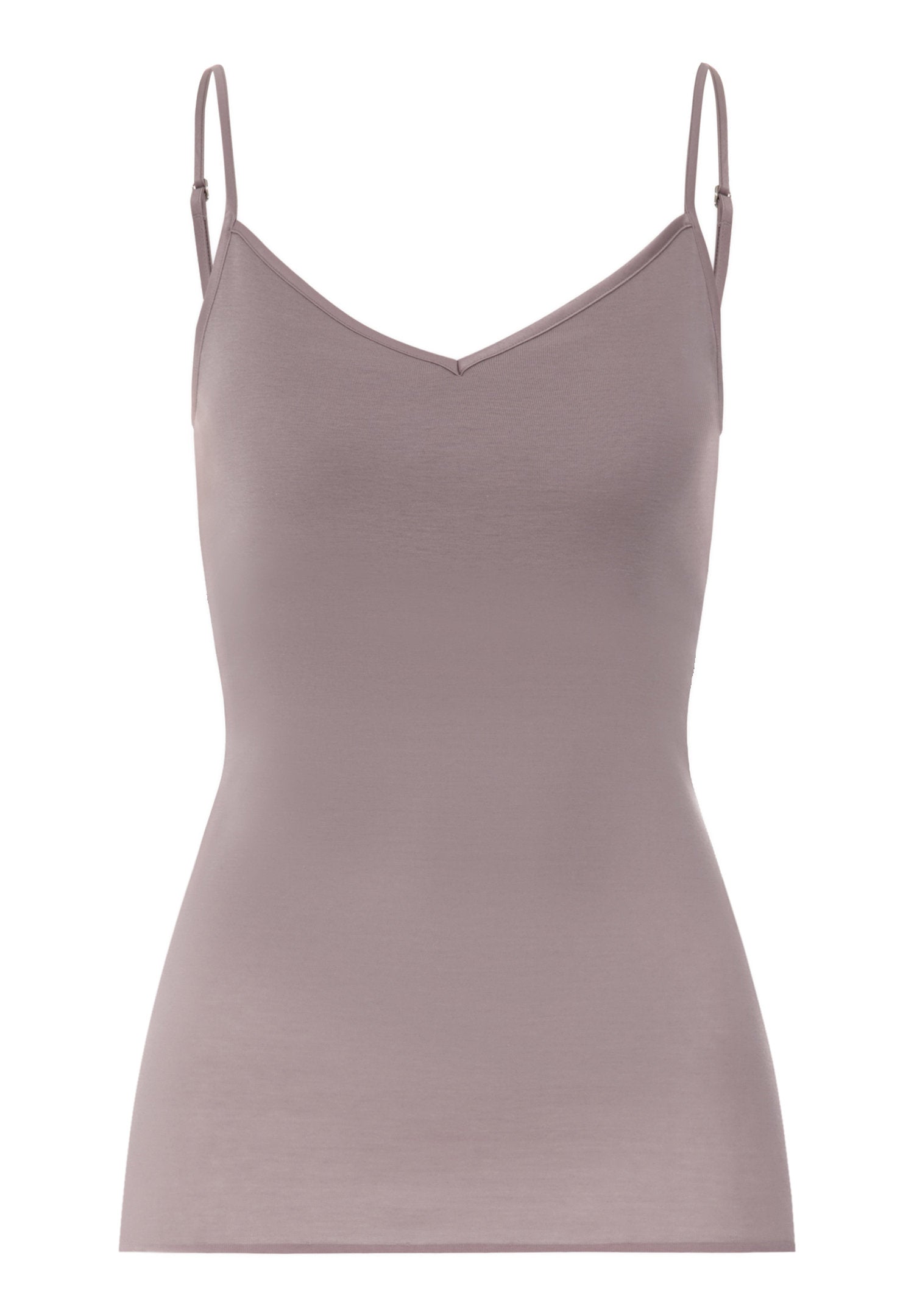 hanro-cotton-seamless-top-stormy-rose-mit-pads image 1