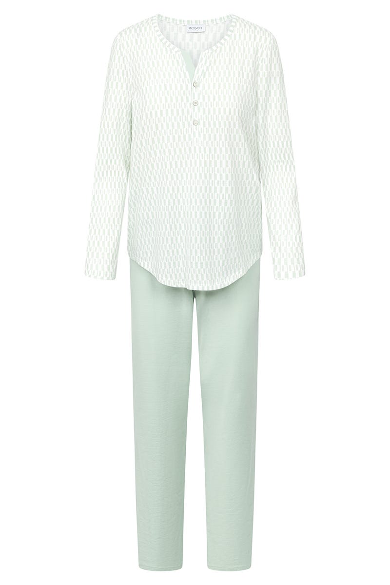 r-sch-be-happy-pyjama-lang-langarm-gr-n-grafikprint image 2