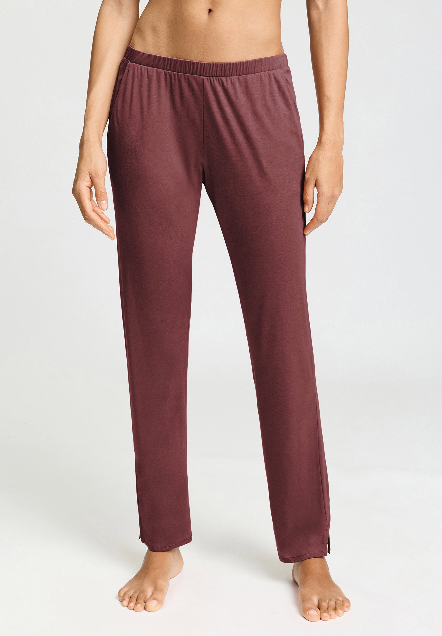 hanro-grand-central-pyjamahose-apple-butter-damen-seide image 2
