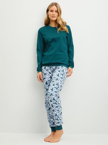 calida-favourites-dreams-midnight-flowers-pyjama-44-46-b-ndchen image 6