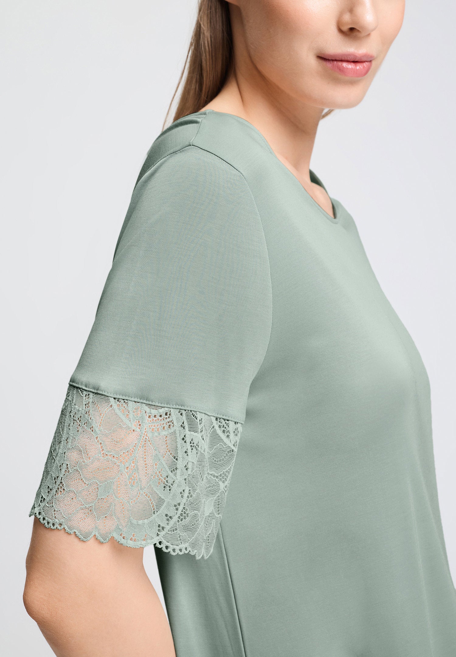 hanro-azelia-s-slv-nightdress-95cm-nachthemd-mystic-breeze image 5