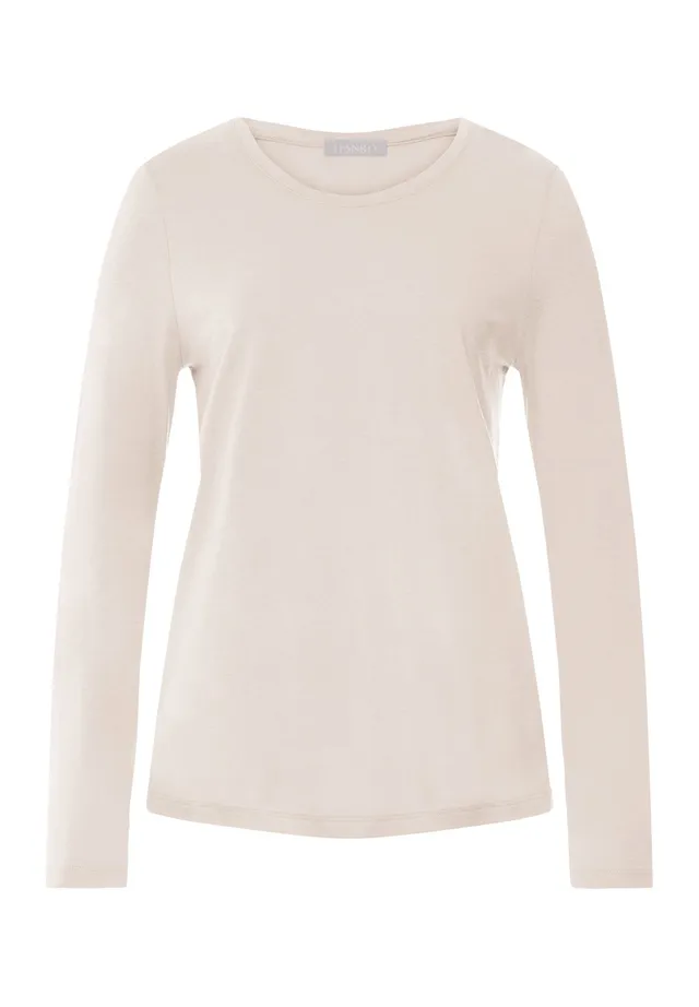 hanro-sleep-lounge-langarmshirt-modal-moonlight image 1