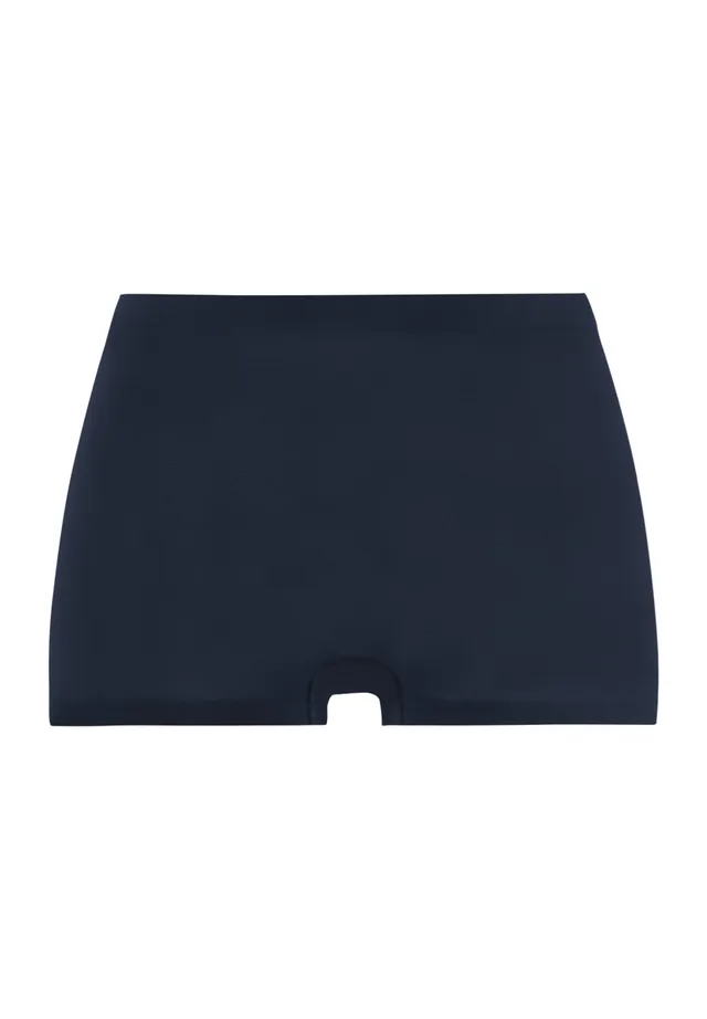 hanro-touch-feeling-panty-slip-deep-navy-microfaser image 1