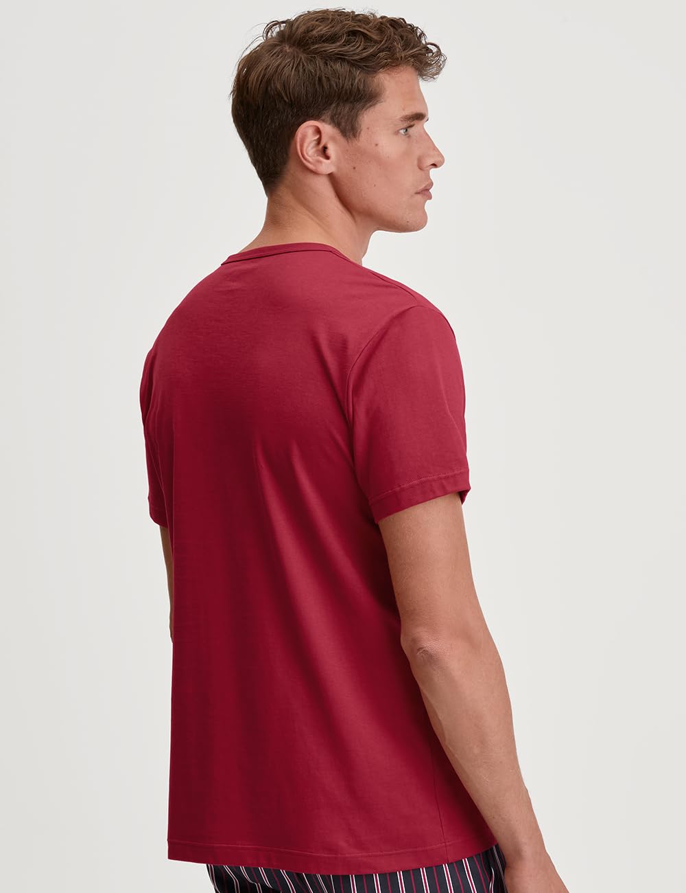 calida-remix-basic-sleep-t-shirt-herren-dark-glen-jersey image 4