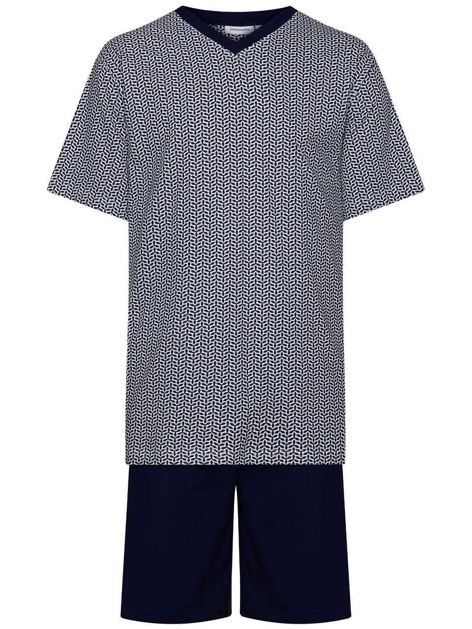 pastunette-blue-breeze-shortama-blau-wei-baumwolle image 1