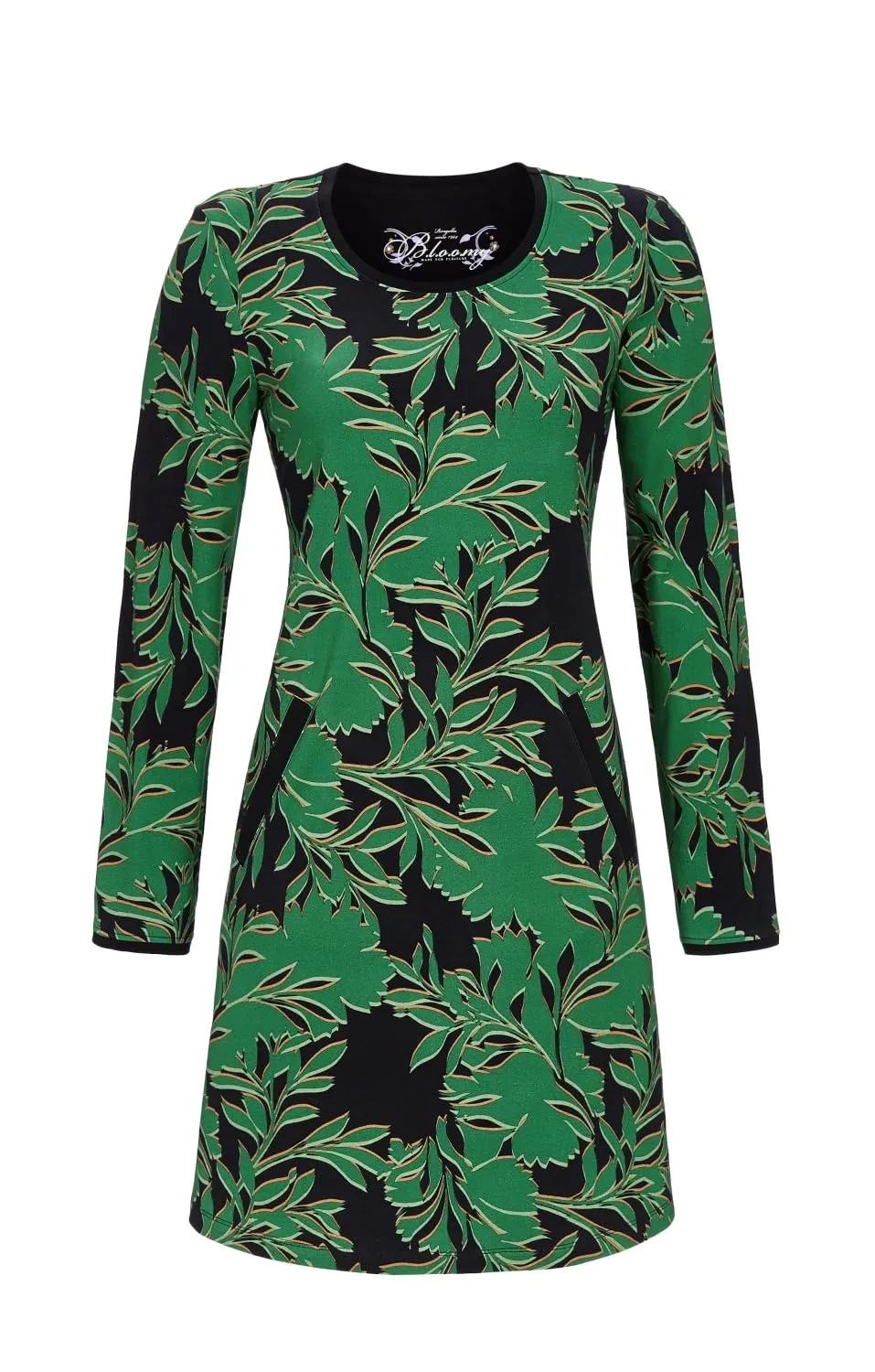 ringella-women-men-nachthemd-floral-gr-40-kurzarm image 1