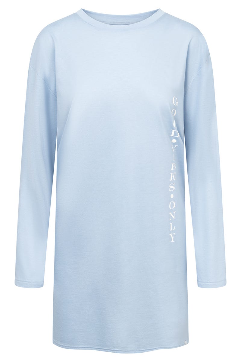 r-sch-be-happy-nachthemd-knielang-blau-langarm-mit-taschen image 2