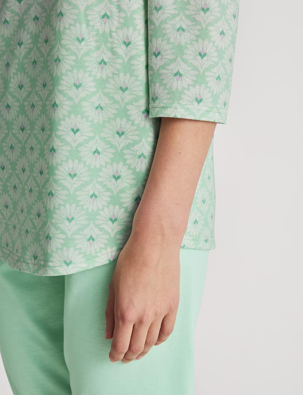 calida-favourites-dreams-flower-nights-3-4-pyjama-damen-pyjamaset-weich image 3