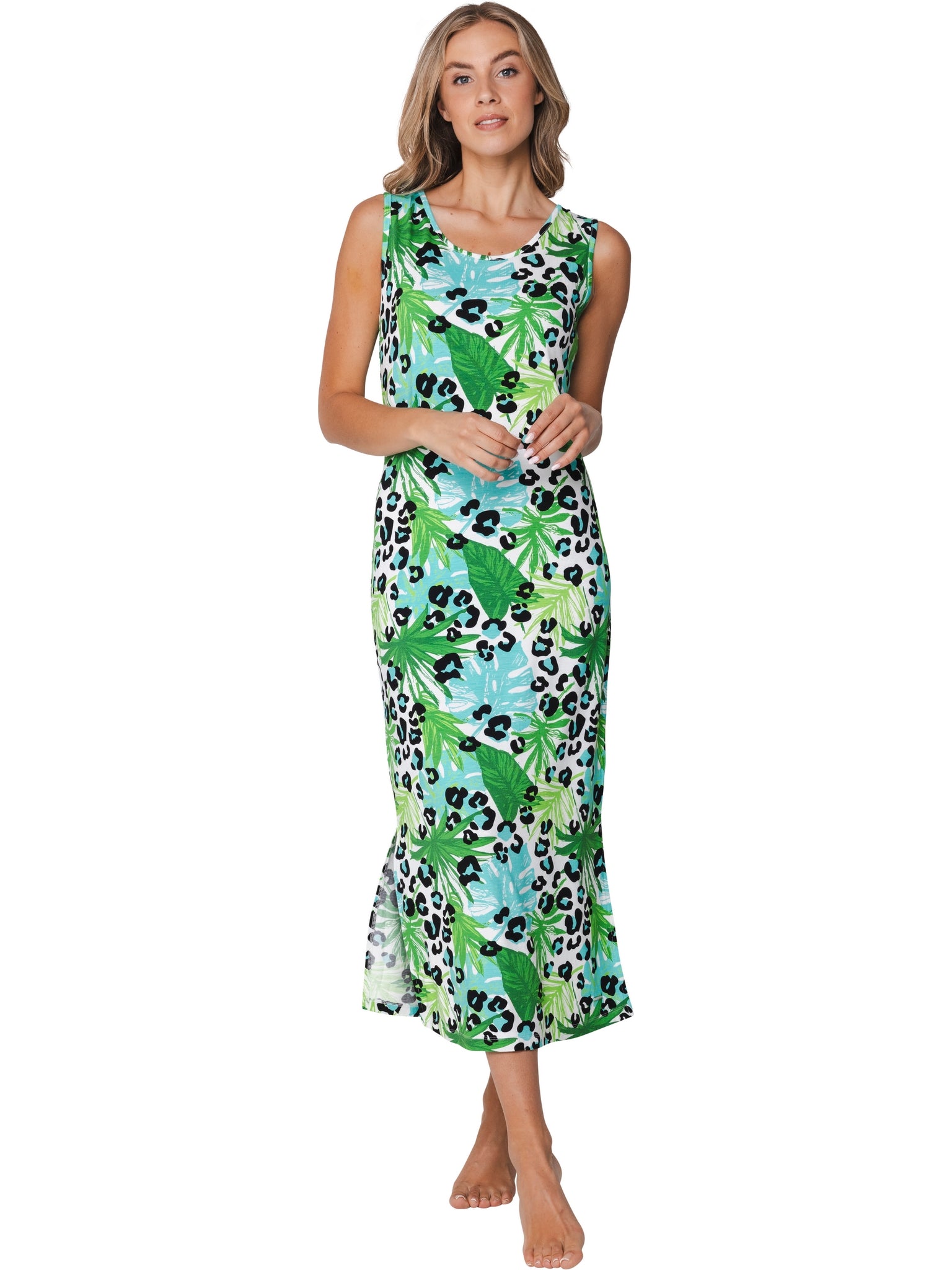 pastunette-jungle-strandkleid-gr-n-rmellos-viskose-125cm image 3