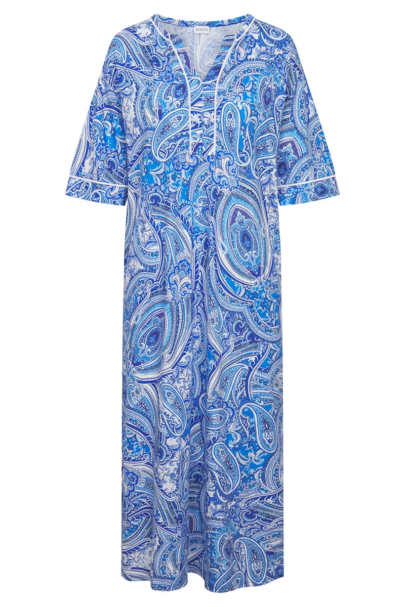 r-sch-be-happy-nachthemd-damen-blau-paisley-maxi image 2