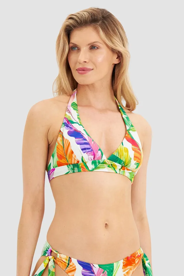 r-sch-be-happy-neckholder-bikini-top-gr-n-bl-tter image 1