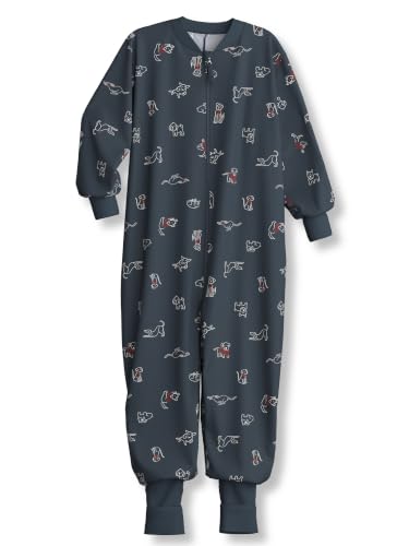 calida-family-friends-pyjamaset-jungen-92-98-grau-einteiler image 5