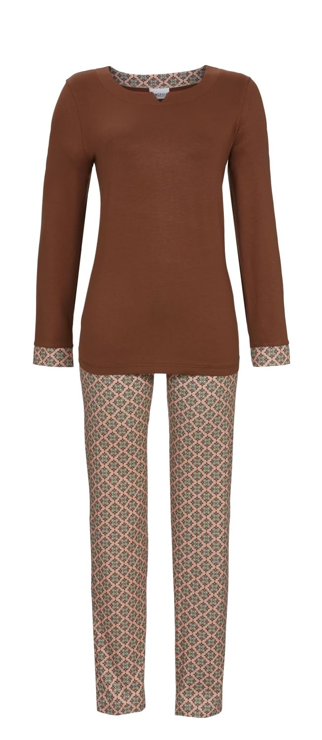 ringella-damen-pyjama-baumwolle-modal-langarm-schlafanzug image 1