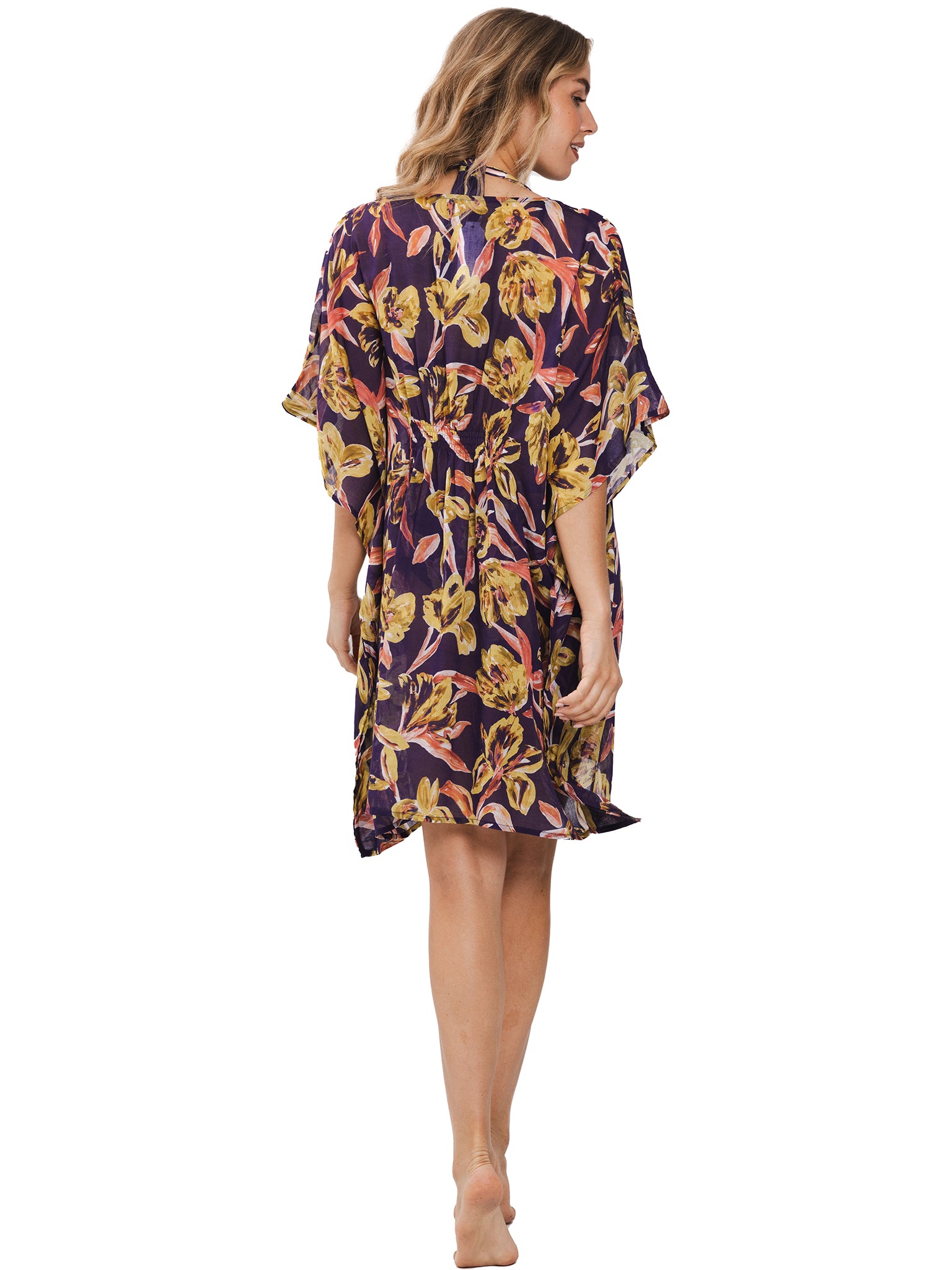 pastunette-iris-cover-up-lila-blumenprint-baumwolle image 3