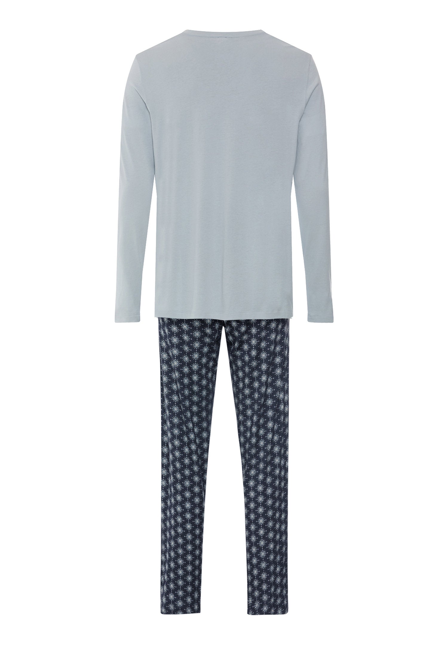 hanro-night-and-day-pyjama-damen-celestial-night-modal-langarm image 3