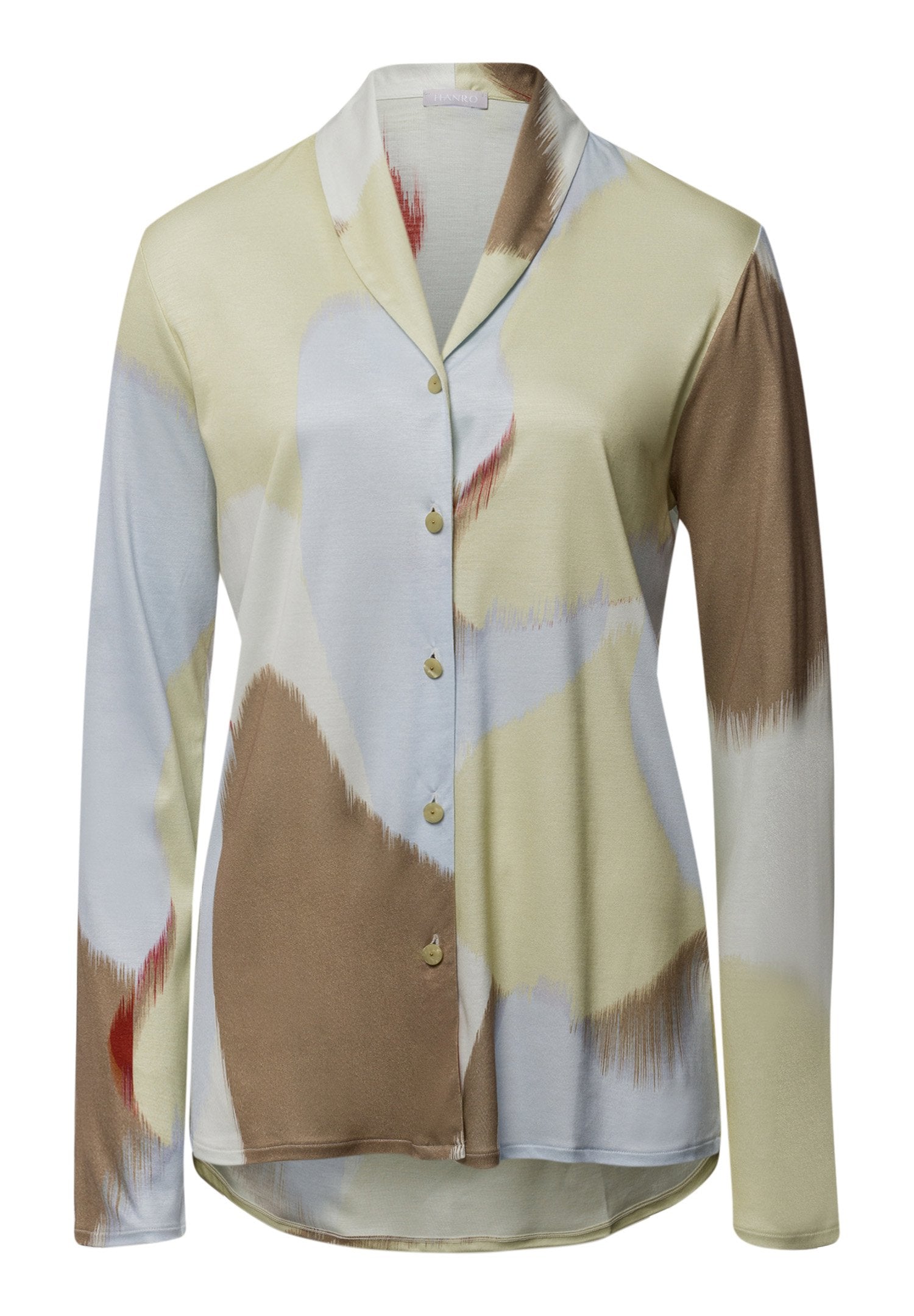 hanro-olivia-l-slv-shirt-langarm-abstract-paint-tencel-modal image 1