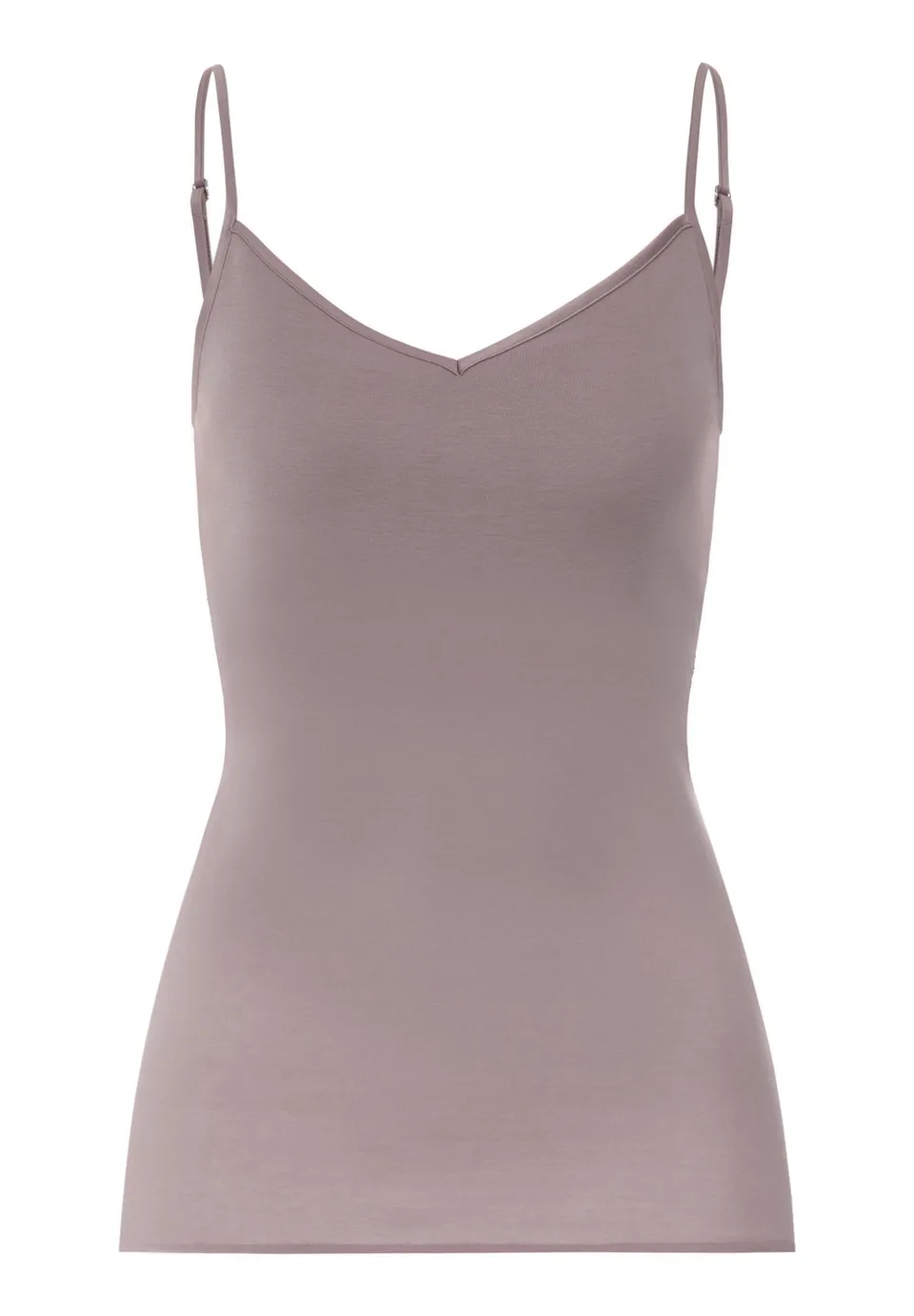 hanro-cotton-seamless-top-stormy-rose-mit-pads image 1