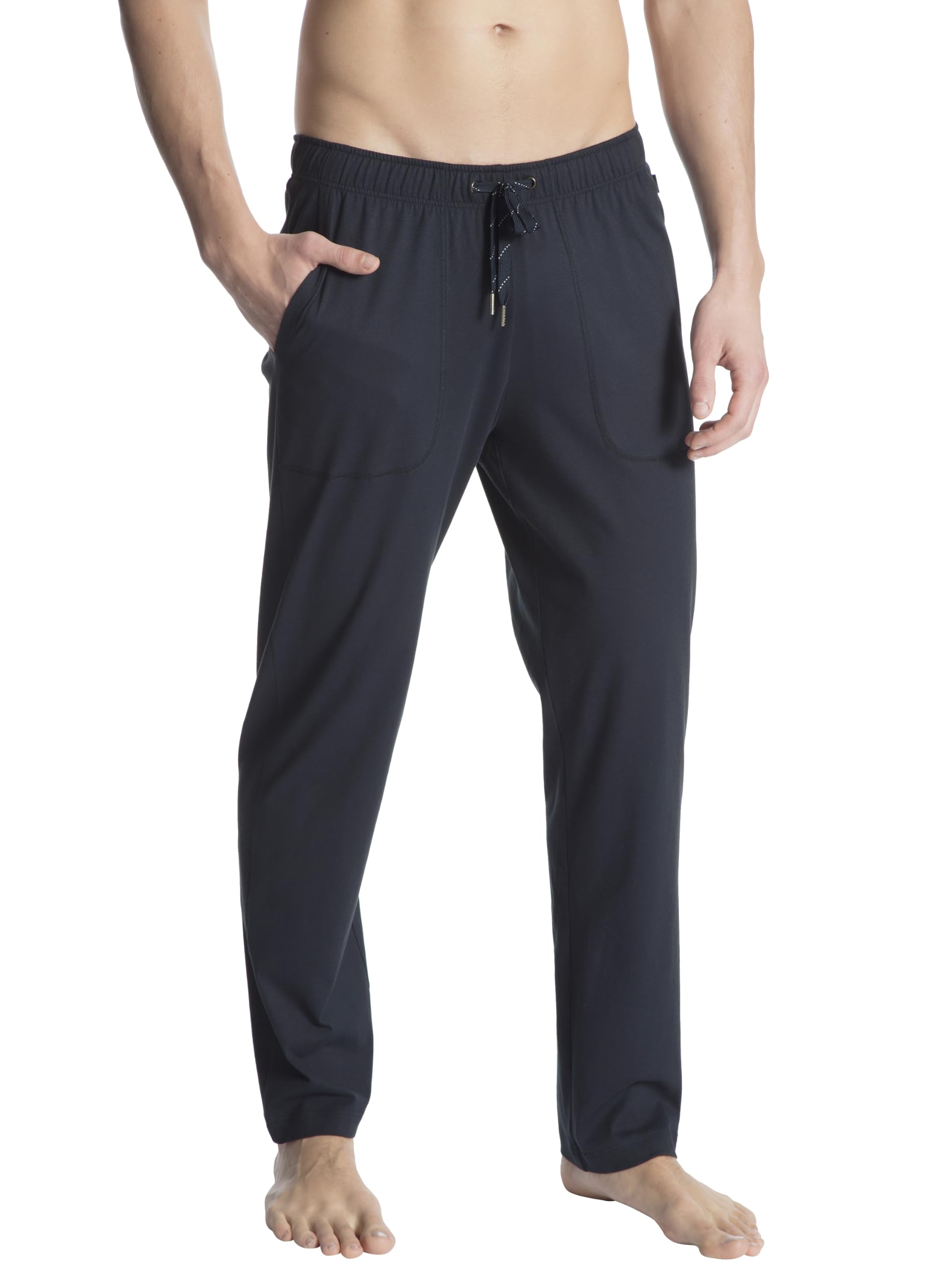 calida-remix-basic-sleep-hose-herren-indian-blue-baumwolle image 8