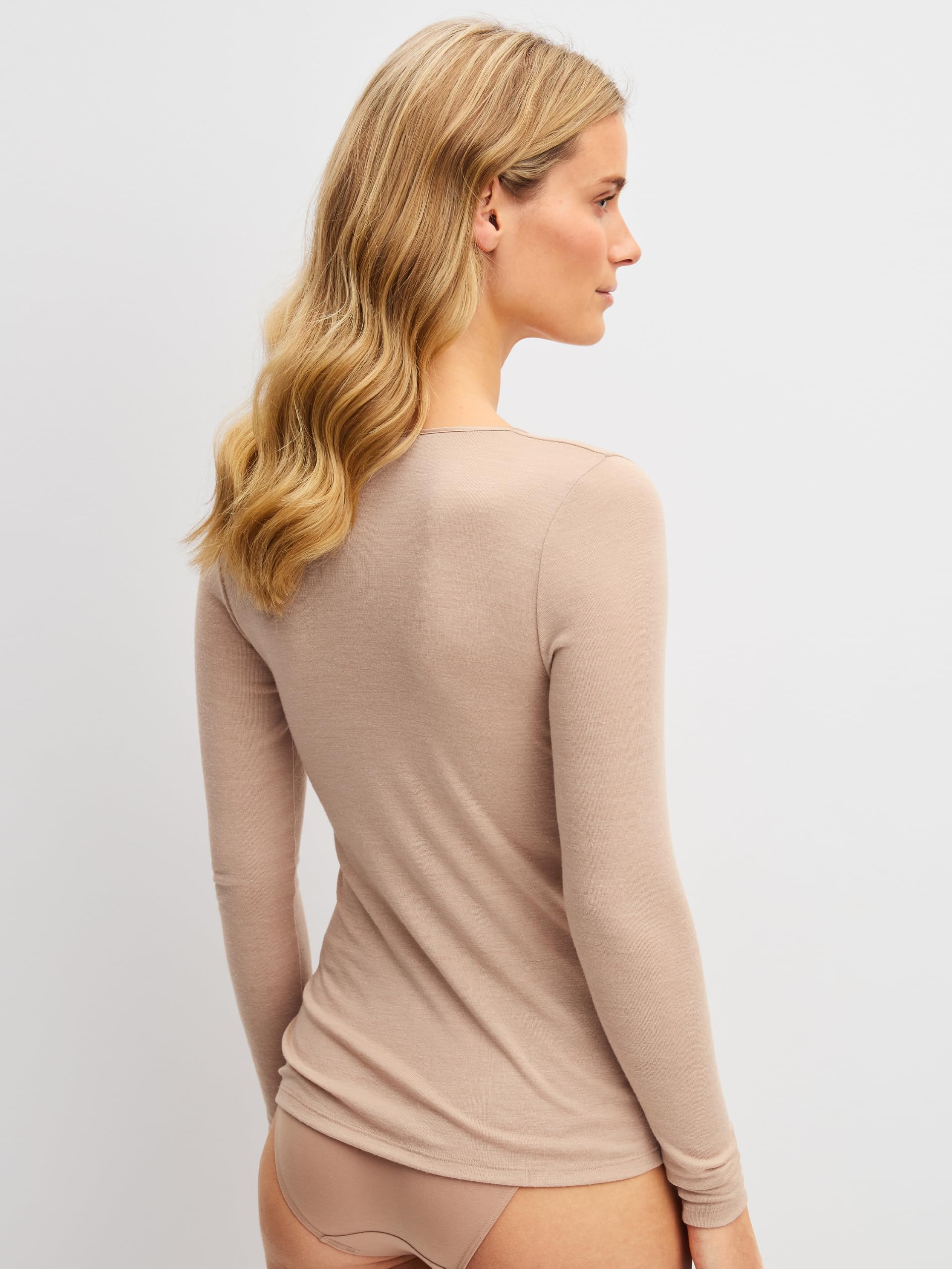 calida-true-confidence-langarmshirt-damen-ripp image 3