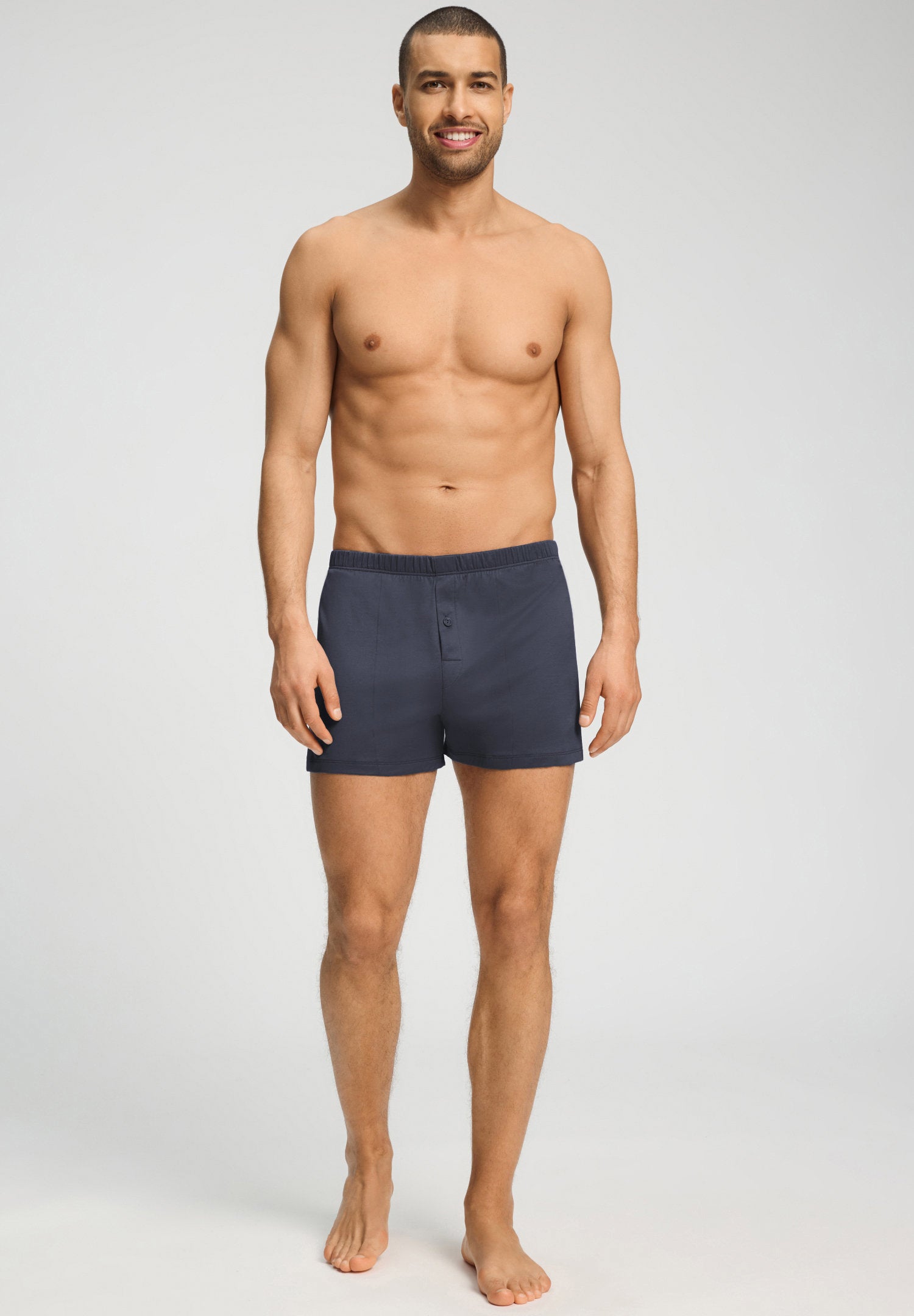 hanro-cotton-sporty-boxershorts-herren-stormy-gray-baumwolle image 5